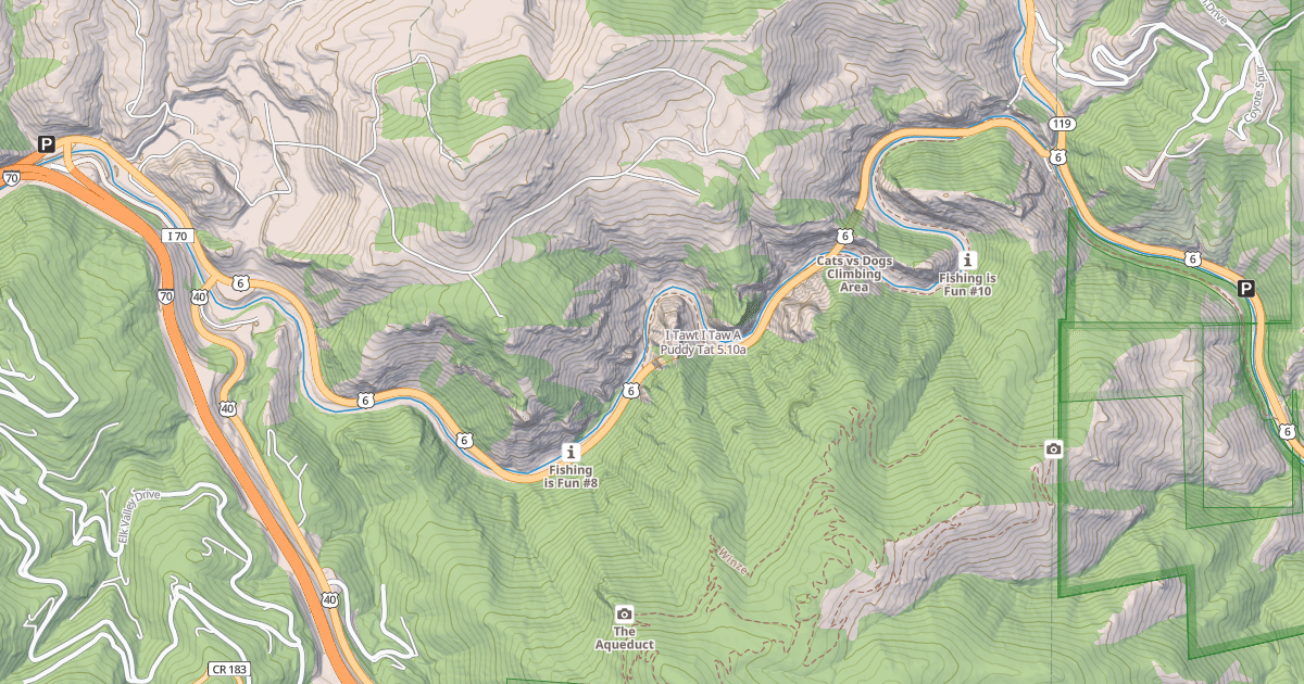 Map preview of I Tawt I Taw A Puddy Tat