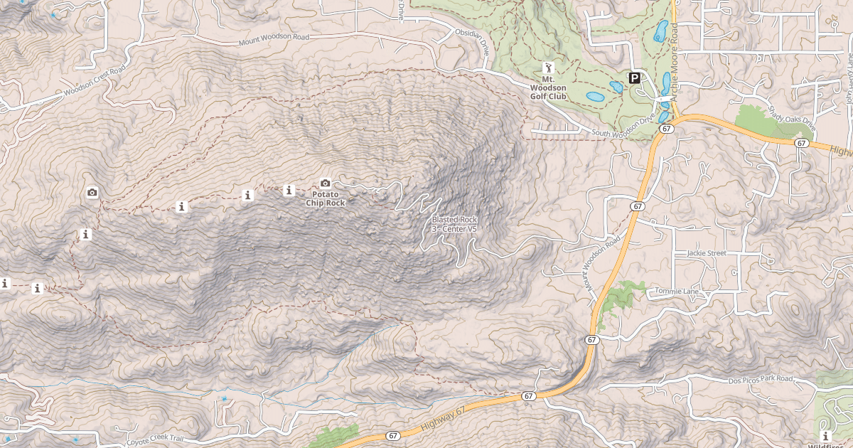 Map preview of Blasted Rock  3 - Center
