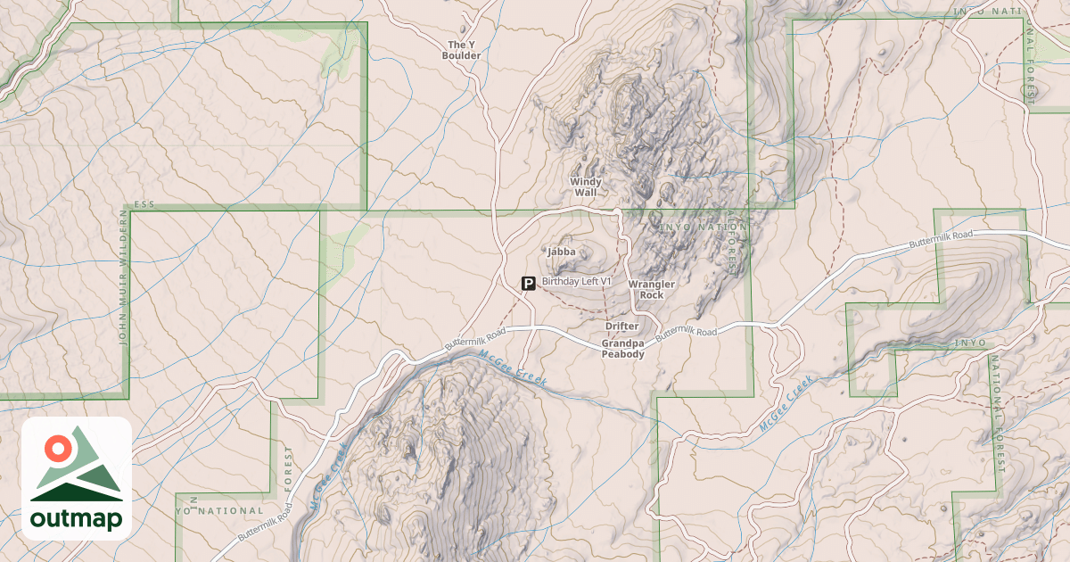 Map of Birthday Left
