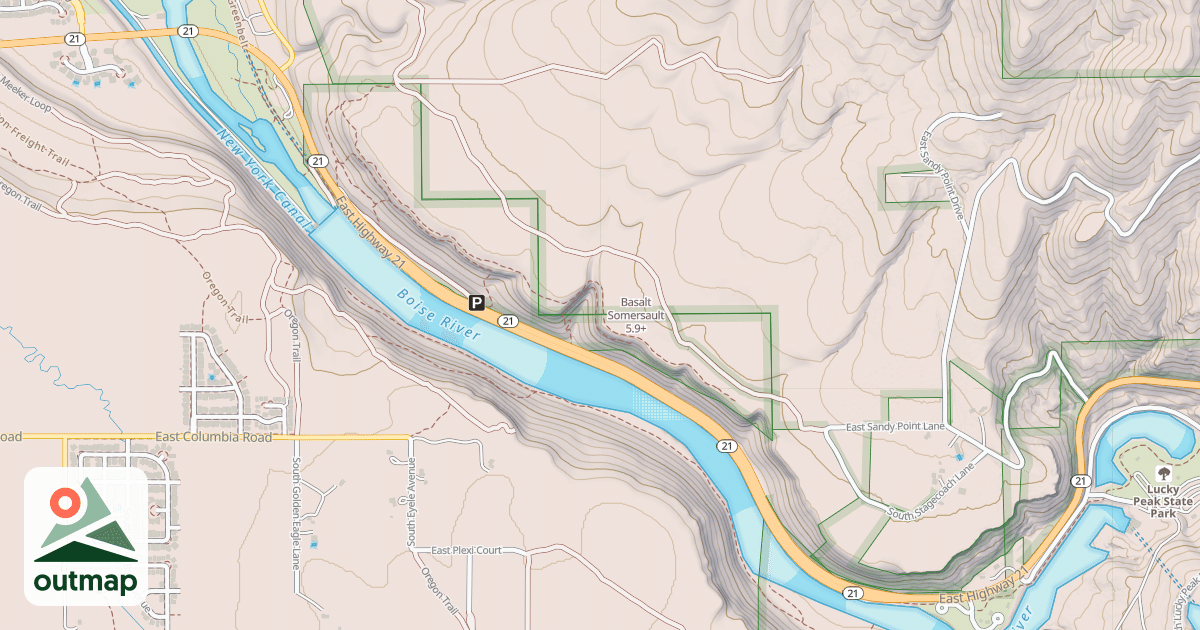 Map of Basalt Somersault