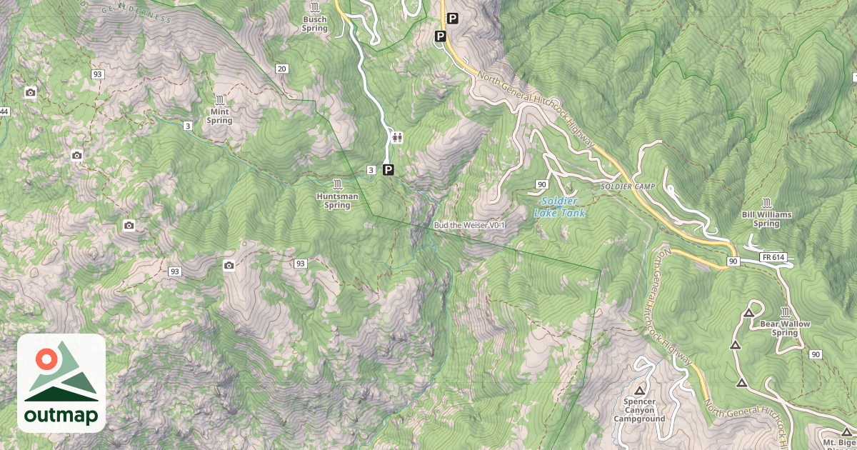 Map of Bud the Weiser