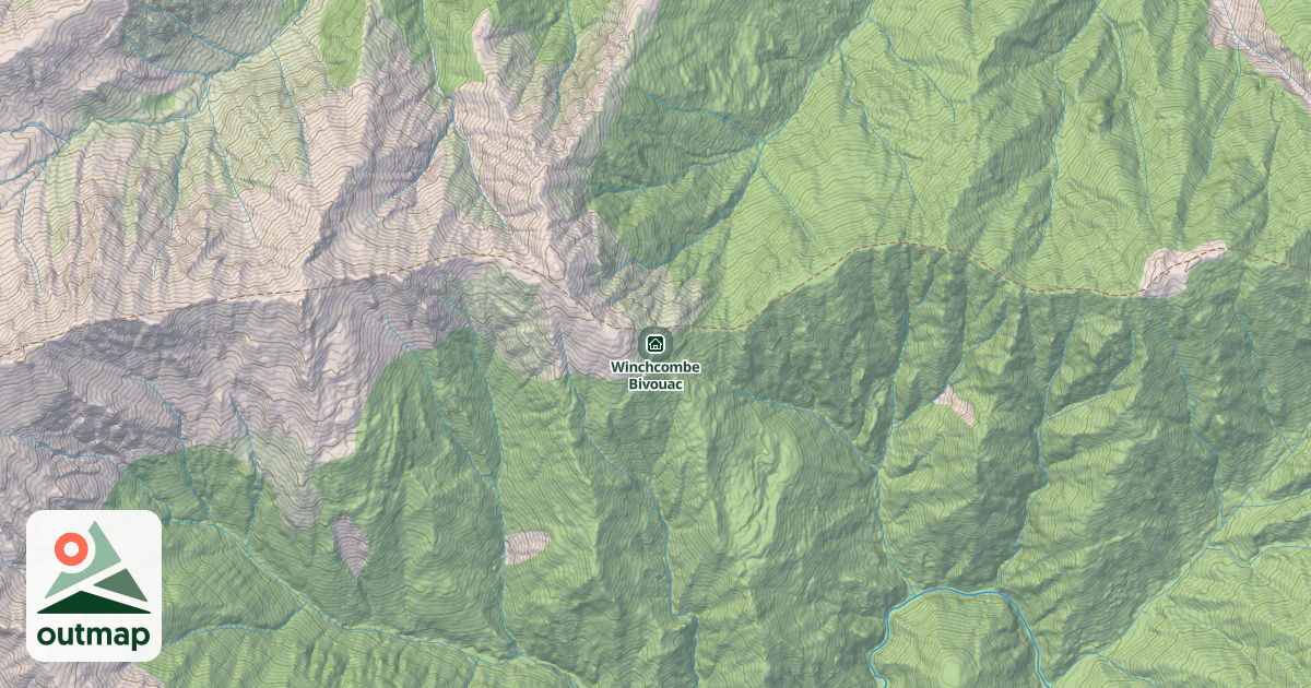 Map of Winchcombe Bivouac