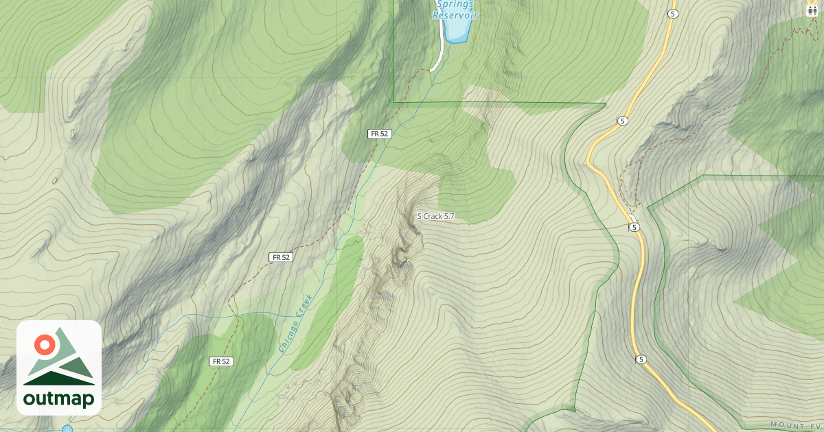 Map of S Crack