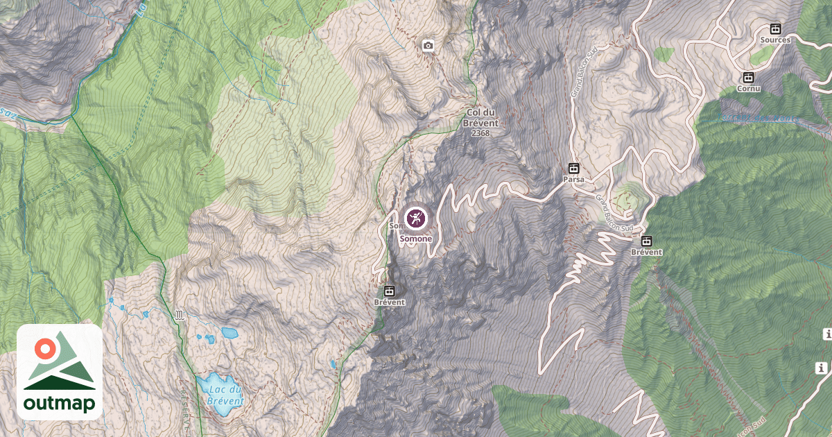 Map of Somone
