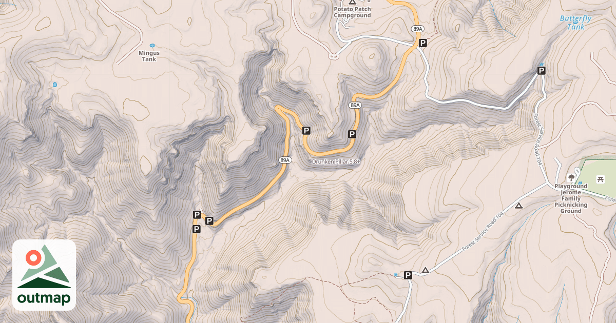Map of Drunken Pillar