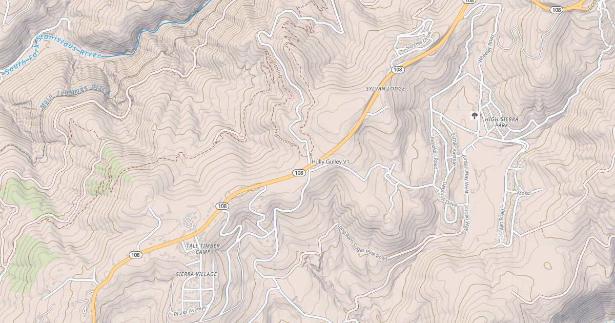 Map preview of Hully Gulley