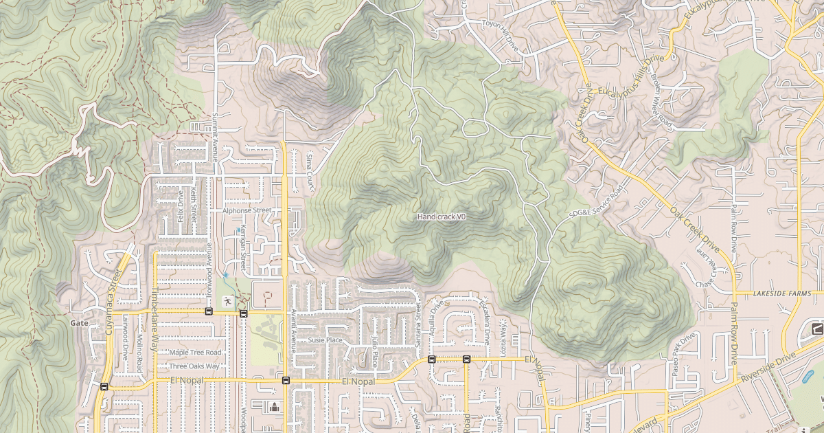 Map preview of Hand crack