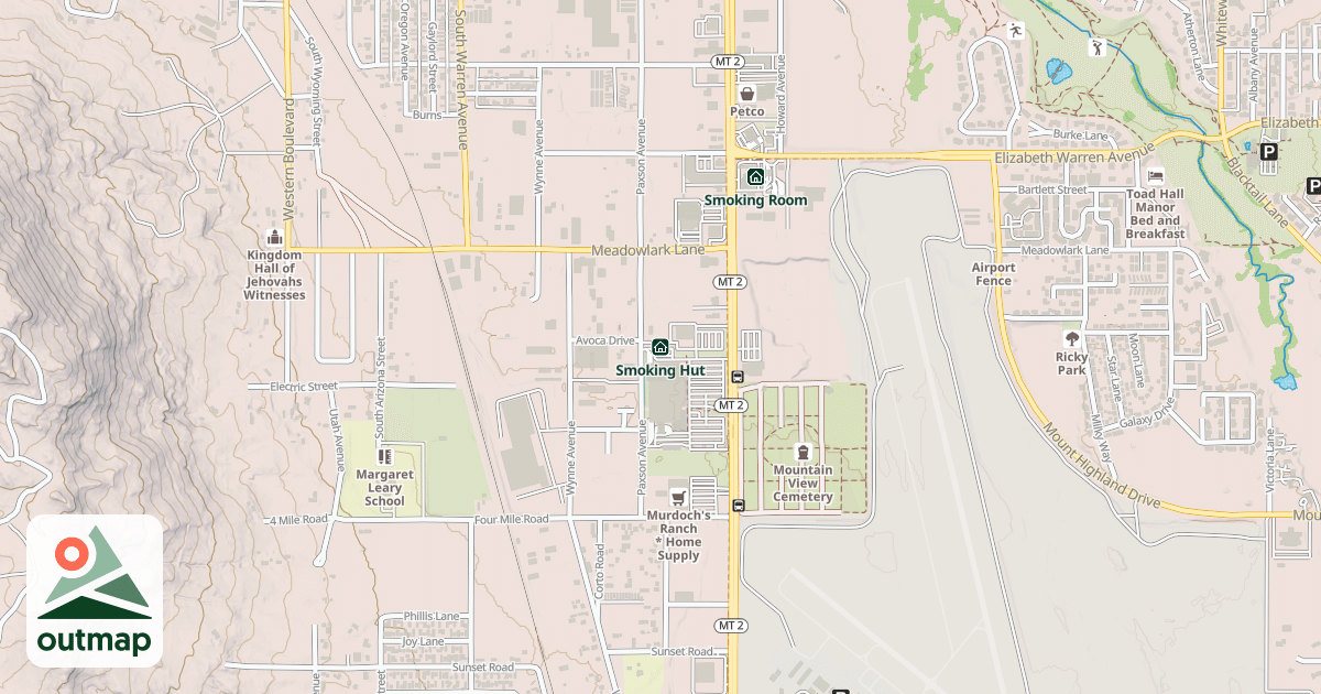 Map of Smoking Hut