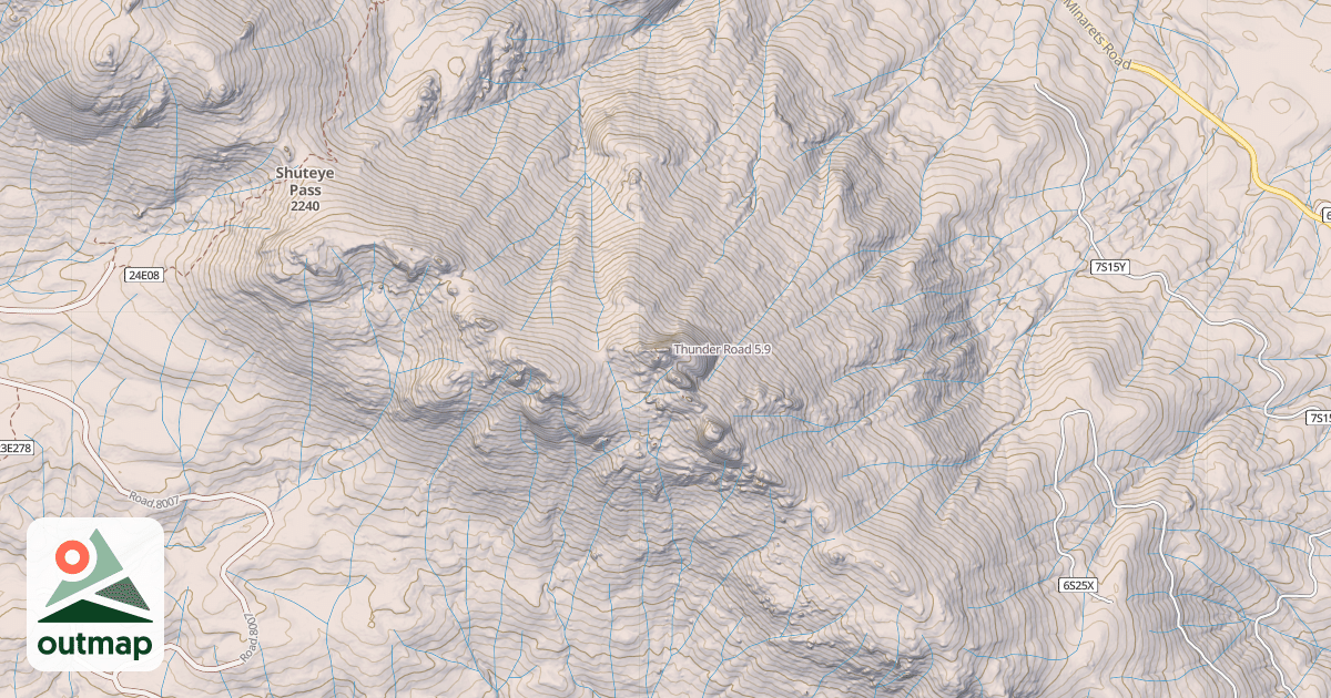 Map of Thunder Road