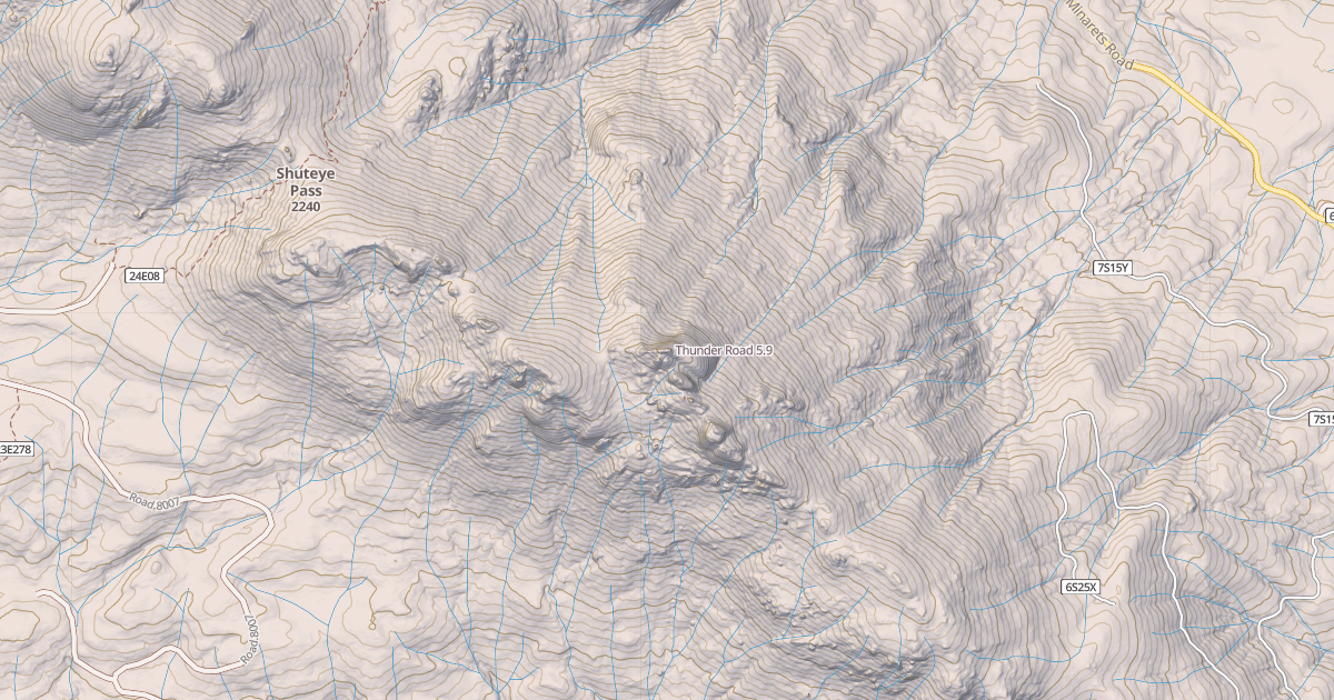 Map preview of Thunder Road