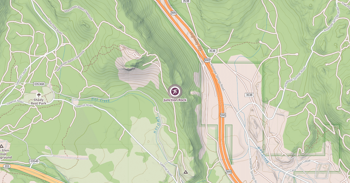 Map preview of Junction Rock