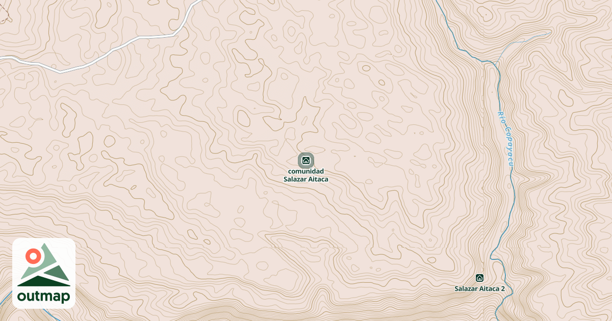 Map of comunidad Salazar Aitaca