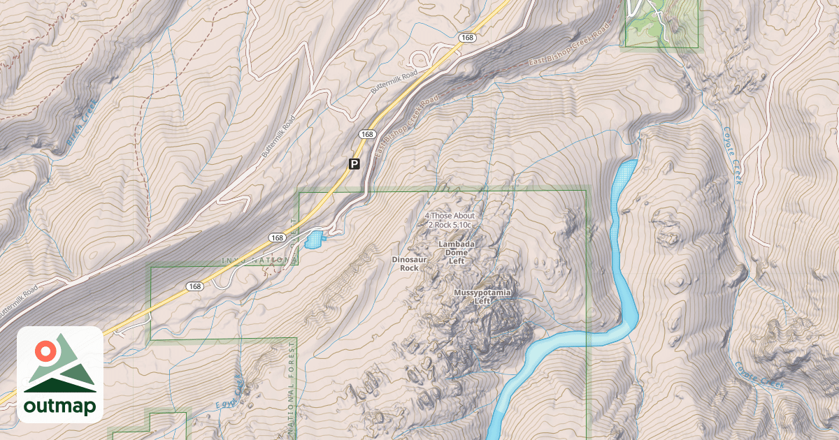 Map of 4 Those About 2 Rock