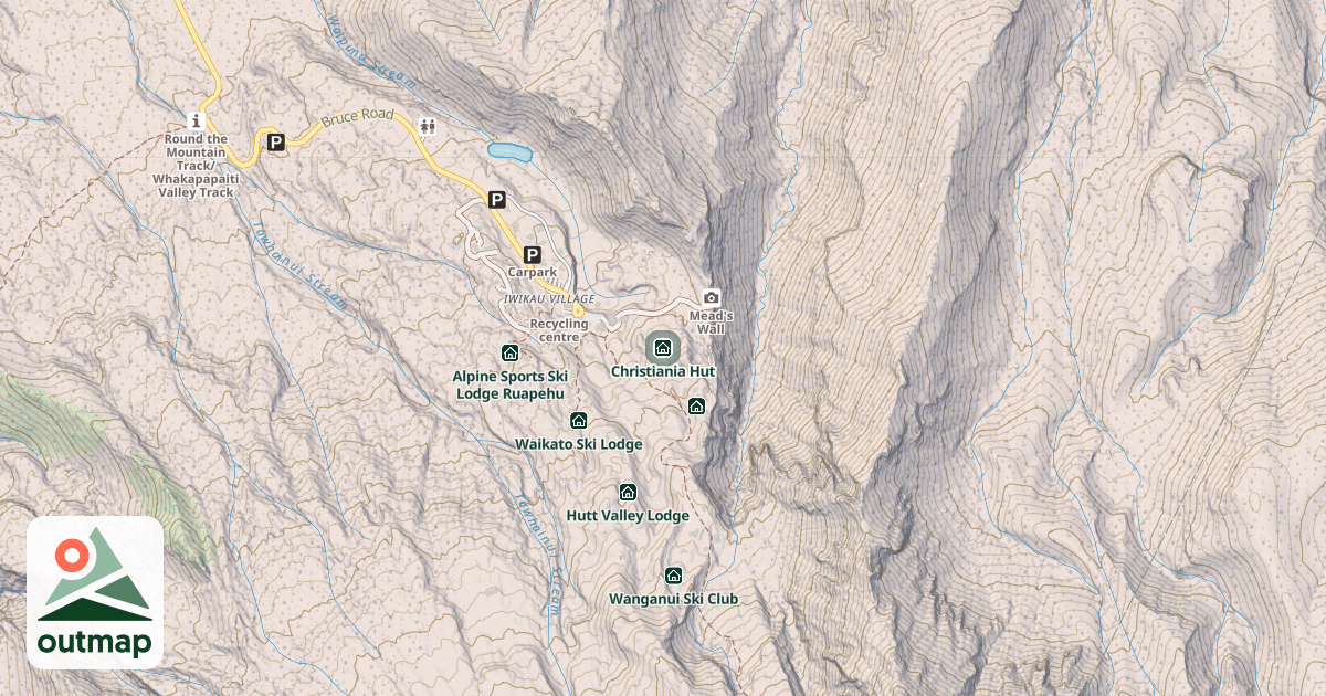 Map of Christiania Hut