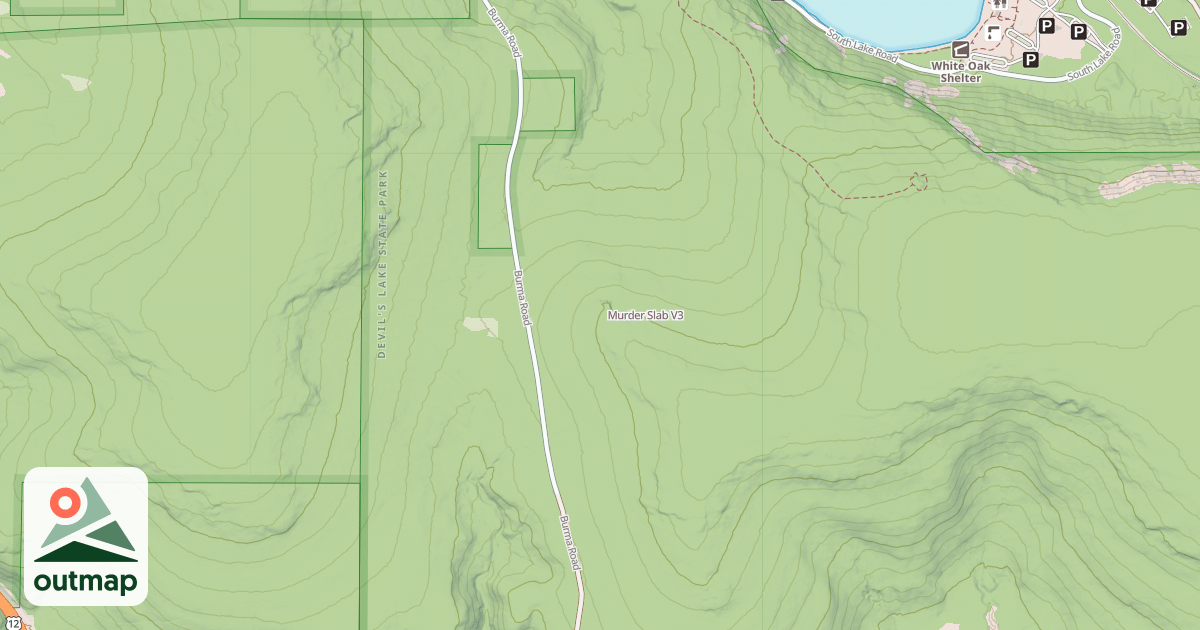 Map of Murder Slab