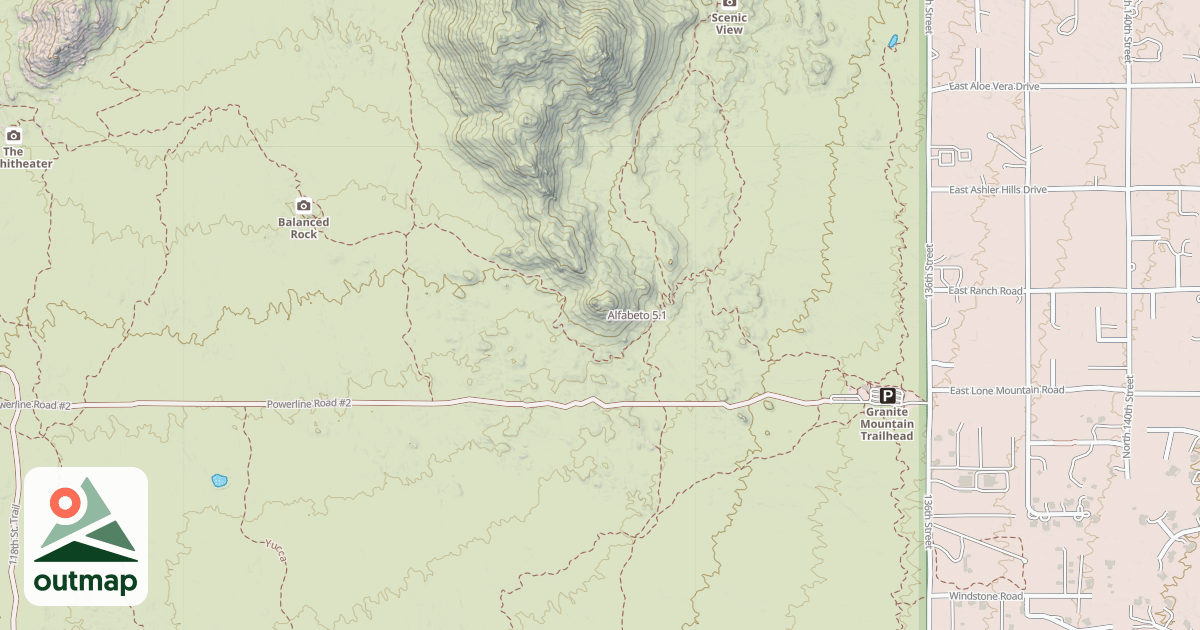 Map of Alfabeto