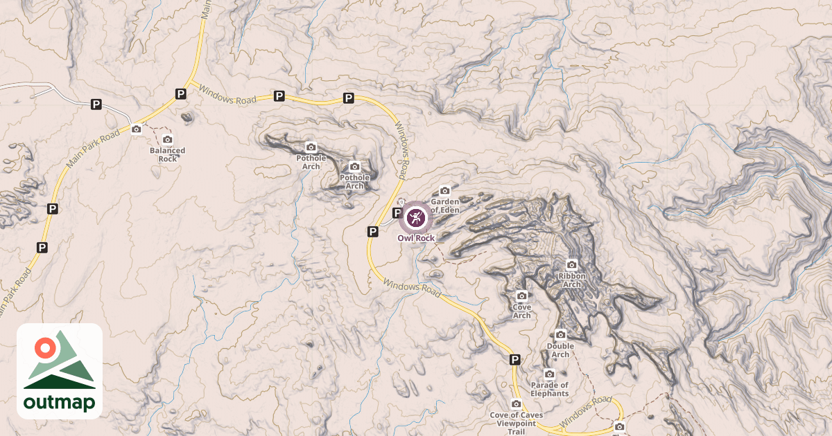 Map of Owl Rock