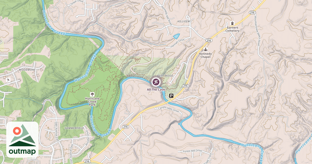 Map of All The Cave