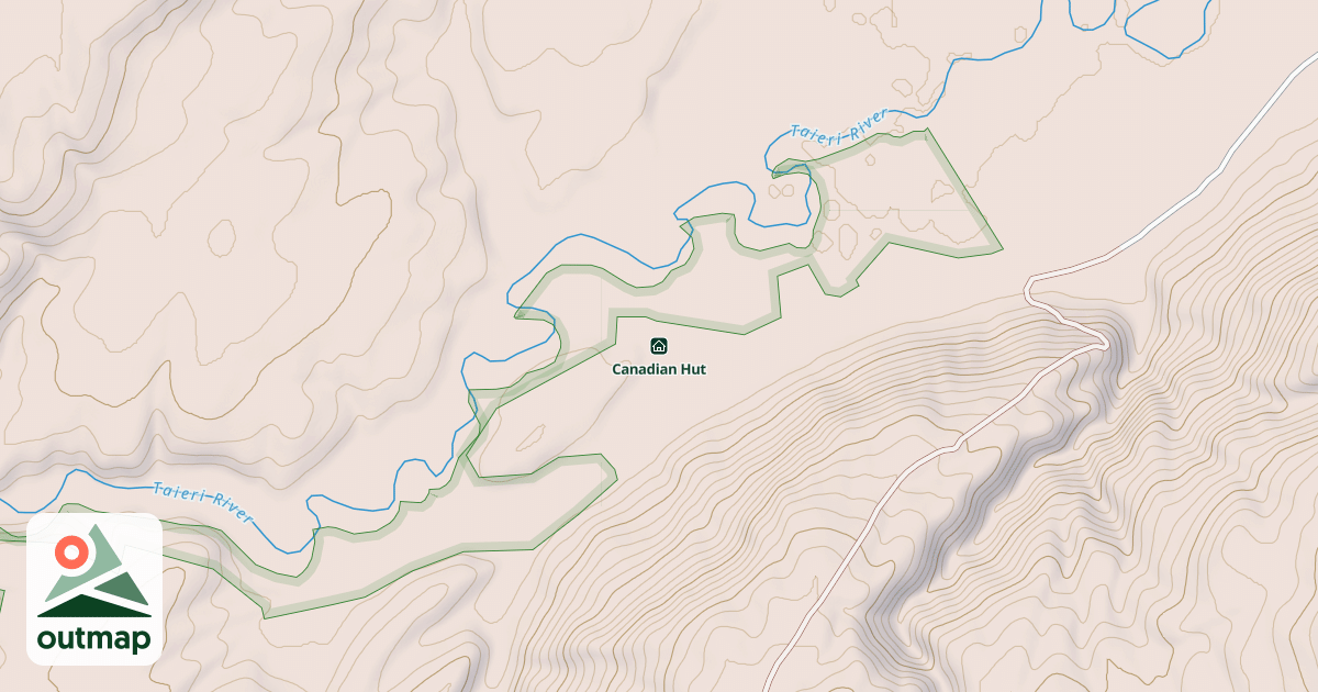 Map of Canadian Hut