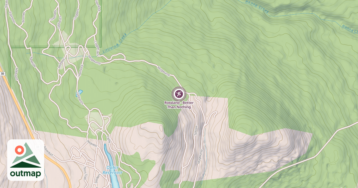 Map of Rossland - Better Than Nothing