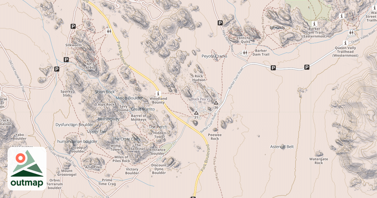 Map of Black Pea