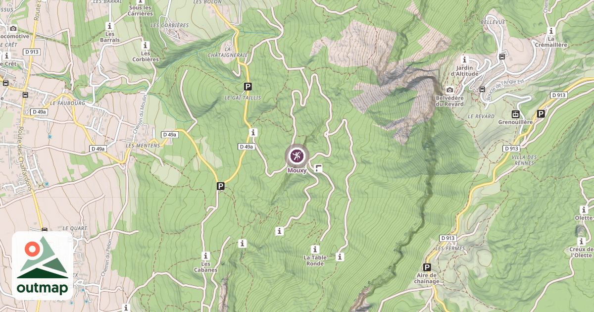 Map of Mouxy