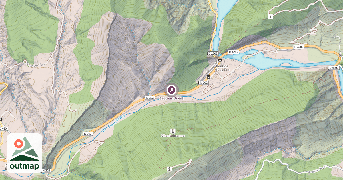 Map of Secteur Ouest