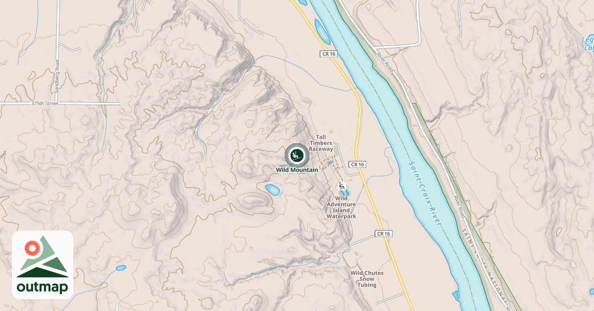 Map of Wild Mountain