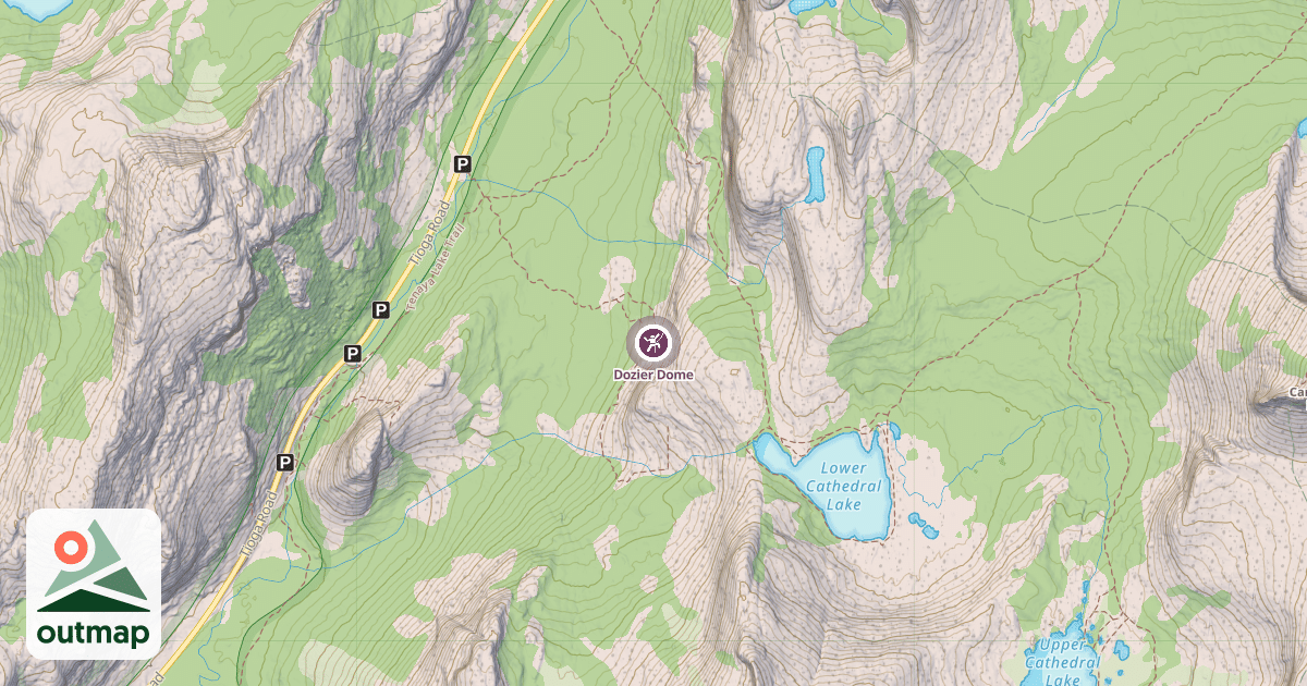 Map of Dozier Dome