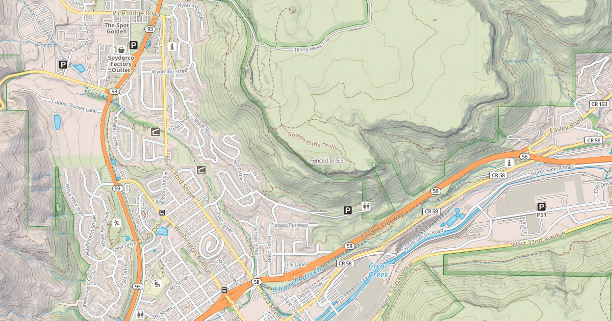 Map preview of Fenced In
