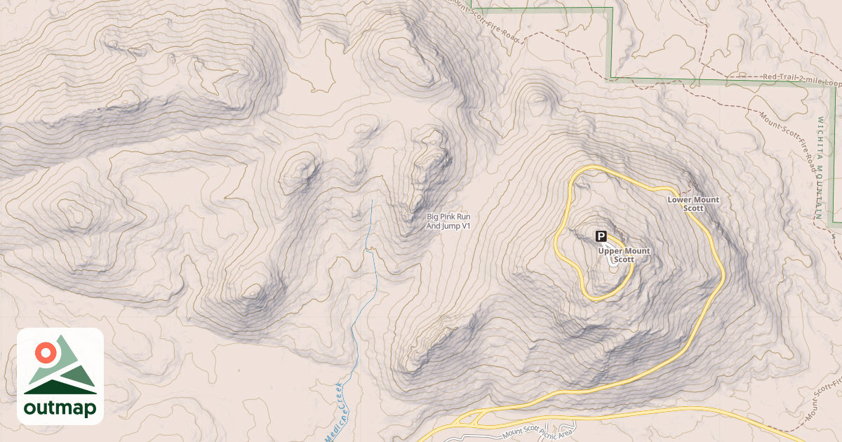 Map of Big Pink Run And Jump