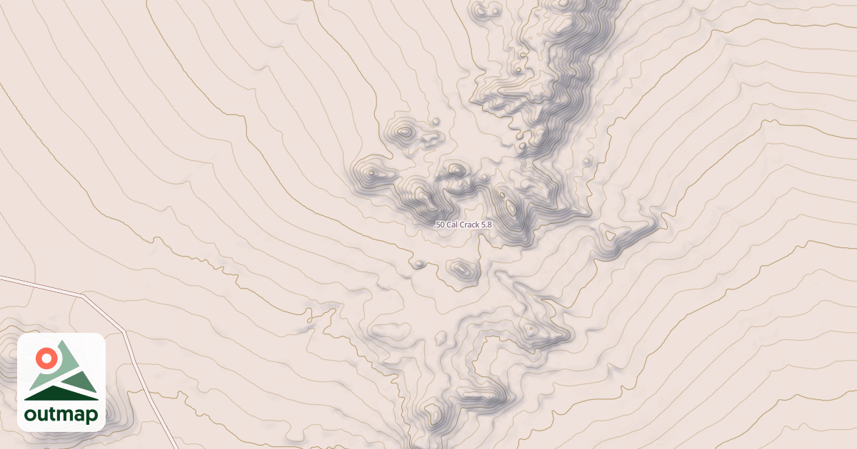 Map of .50 Cal Crack