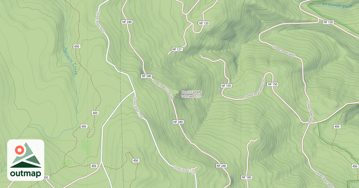 Map of Don't Call Me Ishmael