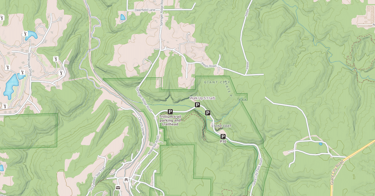Map preview of Walk Up