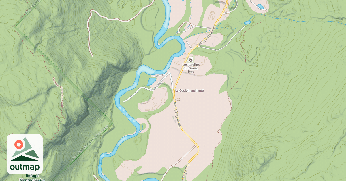 Map of Le Couloir enchanté