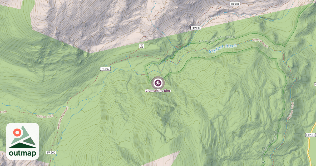 Map of Clementine Bloc