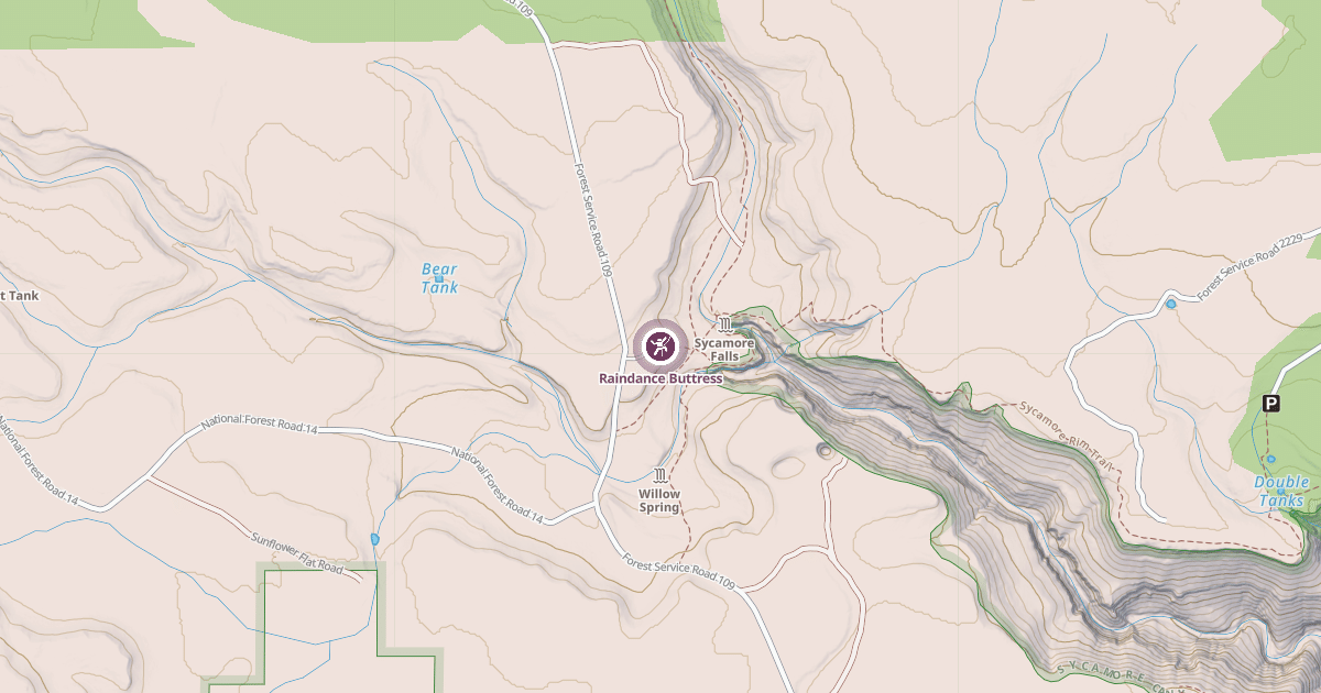 Map preview of Raindance Buttress