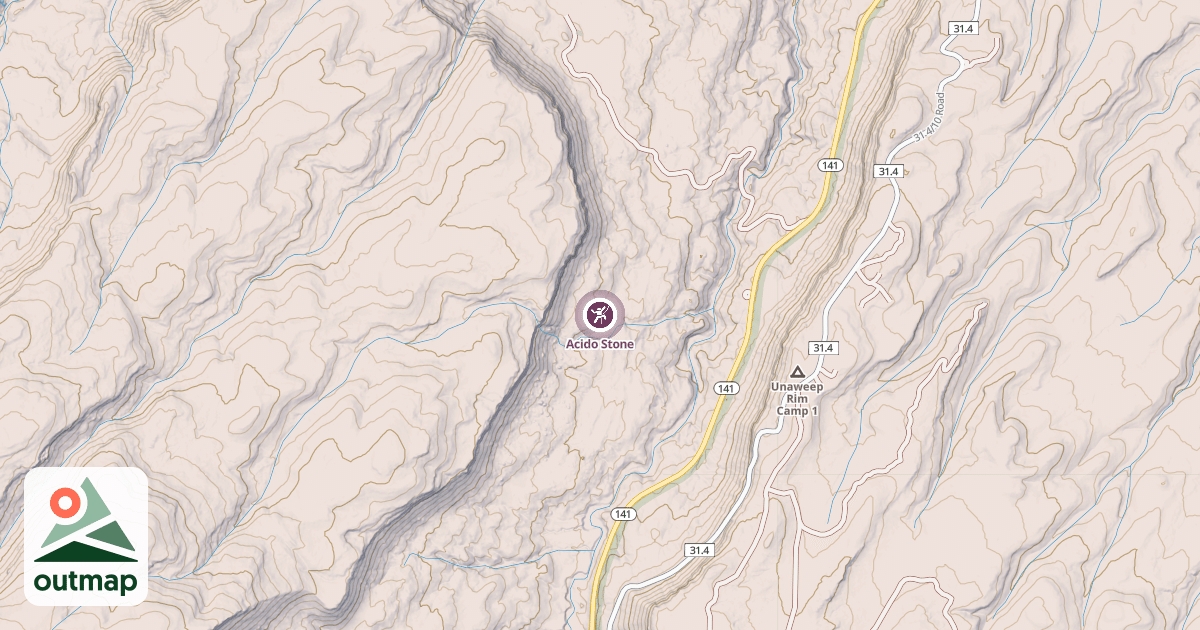 Map of Acido Stone