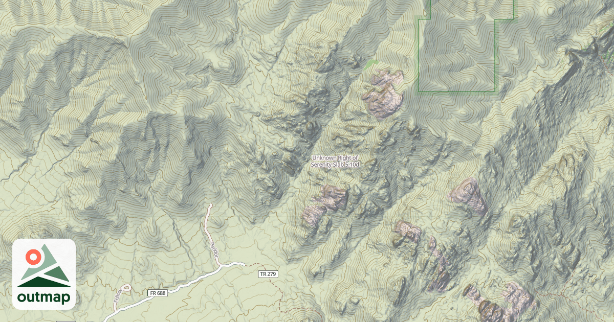 Map of Unknown Right of Serenity Slab