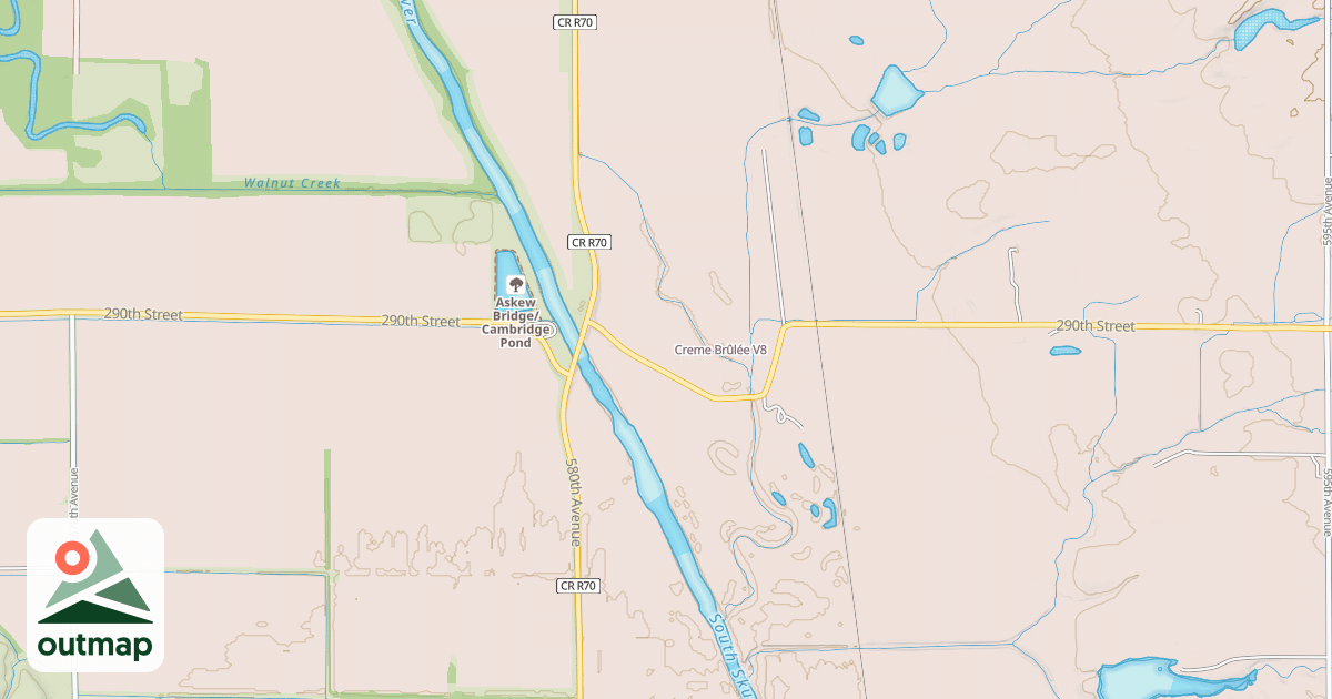 Map of Creme Brûlée