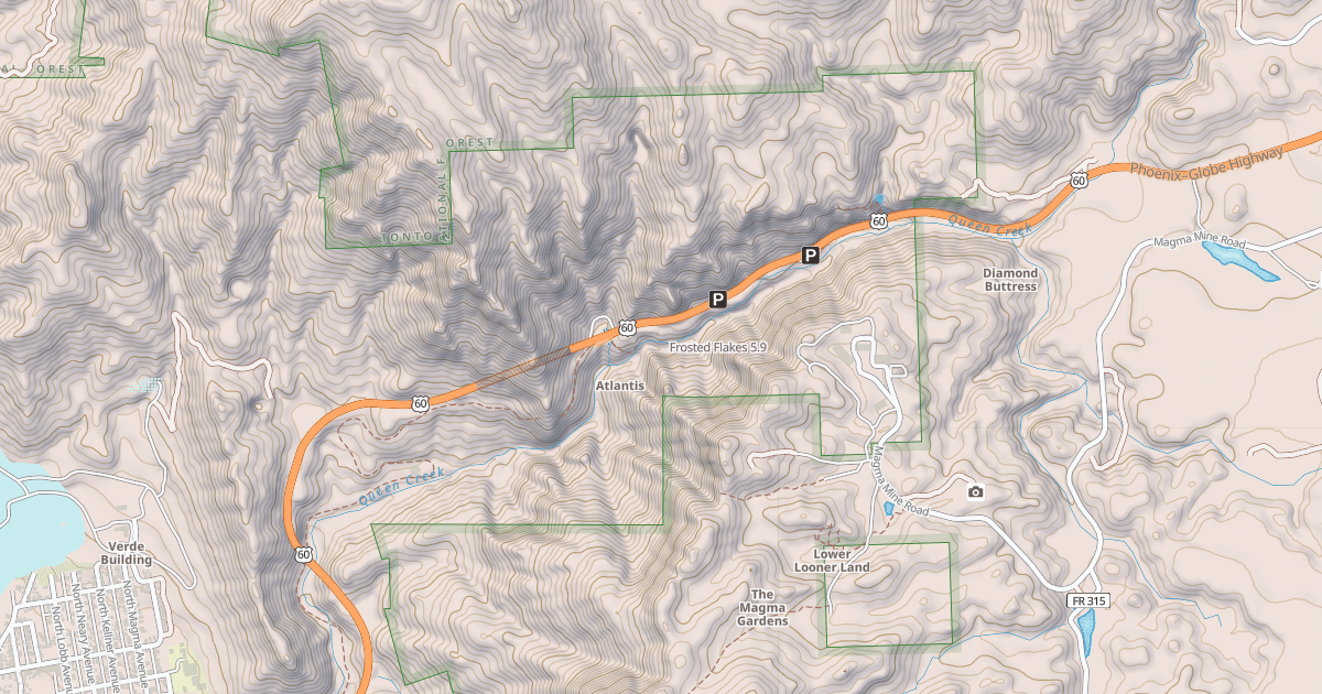 Map preview of Frosted Flakes