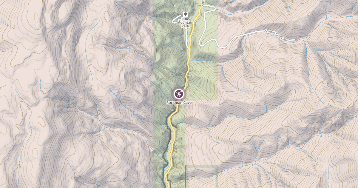 Map preview of Ruckman Cave