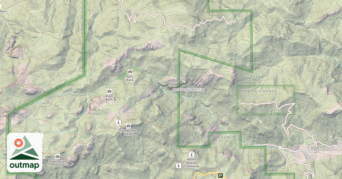 Map of Buried Dulcinea