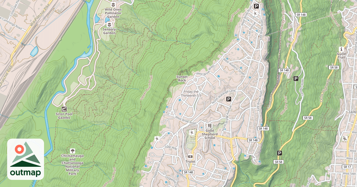 Map of Friday the Thirteenth