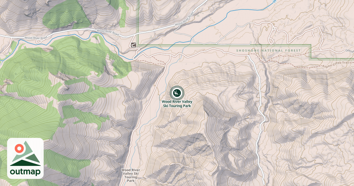 Map of Wood River Valley Ski Touring Park