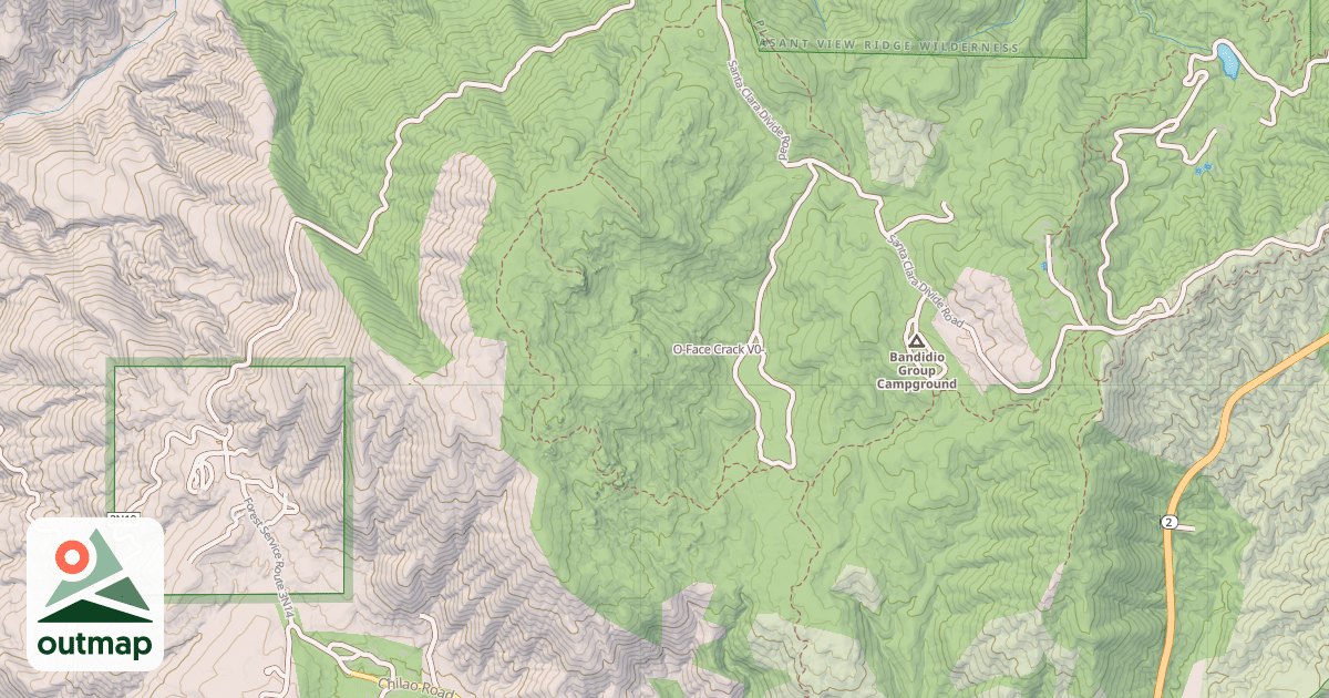 Map of O-Face Crack