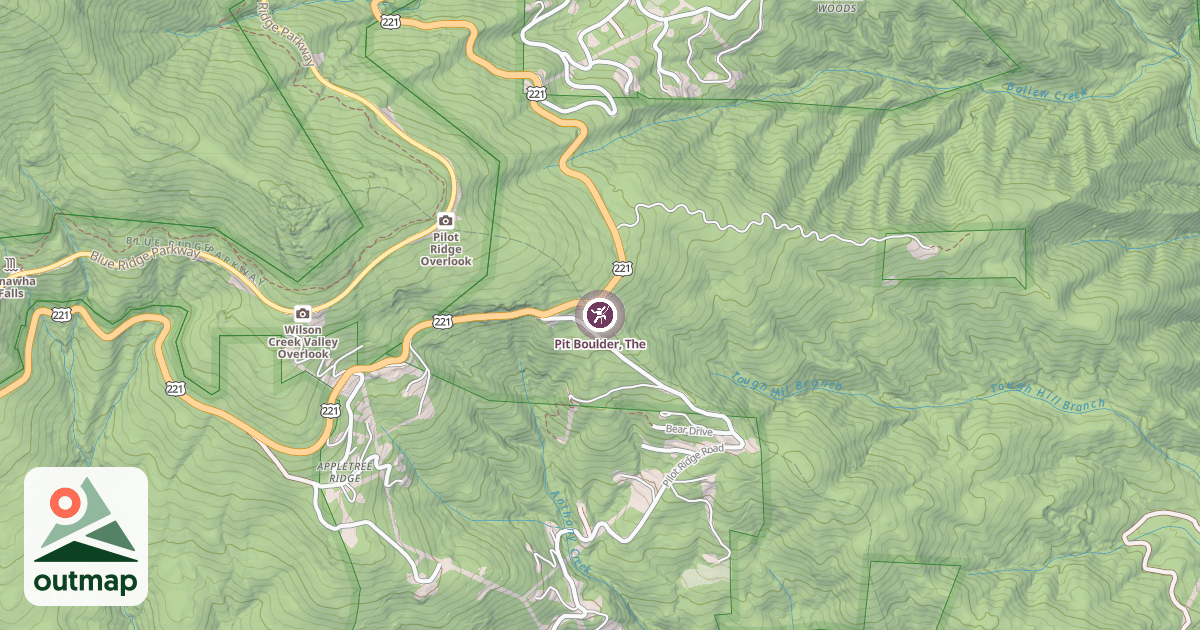 Map of Pit Boulder, The