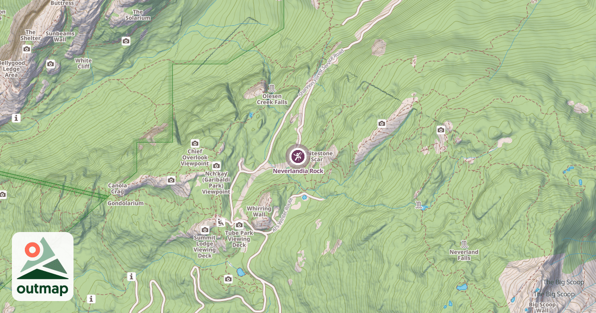 Map of Neverlandia Rock