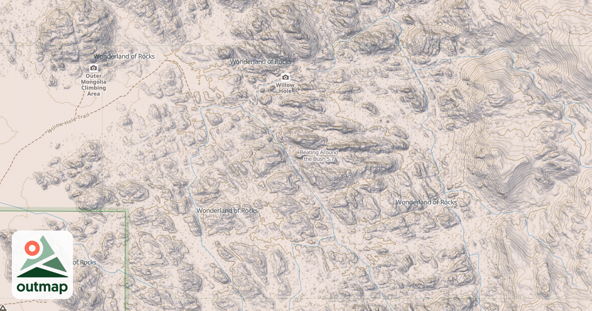 Map of Beating Around the Bush