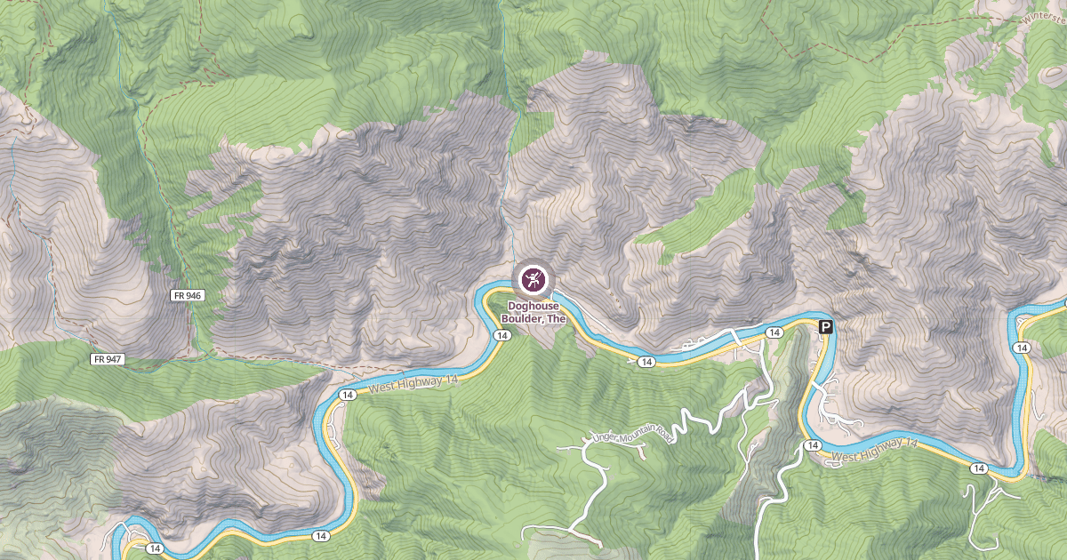 Map preview of Doghouse Boulder, The